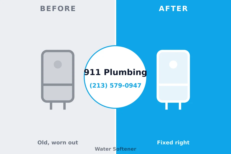Before and after: plumbing repair Marissa, IL